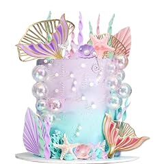 Mermaid cake topper for sale  Delivered anywhere in USA 