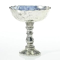 Mercury glass compote for sale  Delivered anywhere in USA 