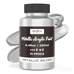 Nicpro metallic silver for sale  Delivered anywhere in UK