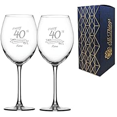 Personalised engraved 40th for sale  Delivered anywhere in UK