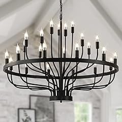 Black chandelier light for sale  Delivered anywhere in USA 