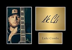Luke combs signed for sale  Delivered anywhere in UK