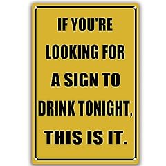 Funny metal sign for sale  Delivered anywhere in USA 