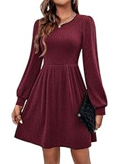 Hotouch herbstkleid damen gebraucht kaufen  Wird an jeden Ort in Deutschland