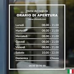 Autocollant per orari usato  Spedito ovunque in Italia 