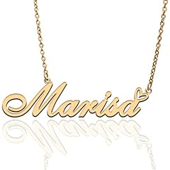 Marisa Custom Personalized Pendant Name Necklace with for sale  Delivered anywhere in USA 