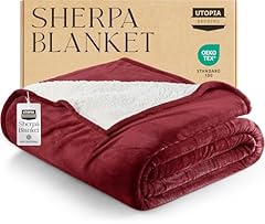 Utopia bedding sherpa for sale  Delivered anywhere in USA 