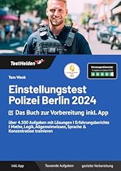 Einstellungstest polizei berli gebraucht kaufen  Wird an jeden Ort in Deutschland