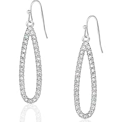 Silver dangle earrings for sale  Delivered anywhere in USA 