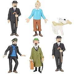 6pcs tintin cake for sale  Delivered anywhere in UK