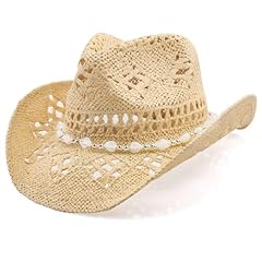 Cowboy hat straw for sale  Delivered anywhere in UK