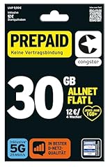 Congstar prepaid allnet gebraucht kaufen  Wird an jeden Ort in Deutschland