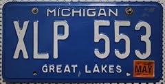 Nummernschild michigan kennzei gebraucht kaufen  Wird an jeden Ort in Deutschland