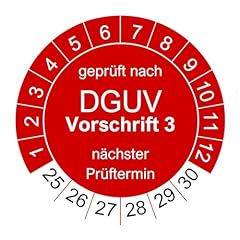 100 prüfplaketten dguv gebraucht kaufen  Wird an jeden Ort in Deutschland