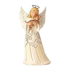 Enesco Jim Shore Heartwood Creek White Farmhouse Angel for sale  Delivered anywhere in Canada