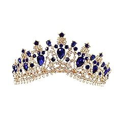 Royal blue crown for sale  Delivered anywhere in USA 