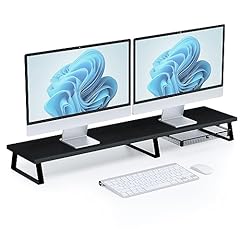 Wood dual monitor for sale  Delivered anywhere in USA 