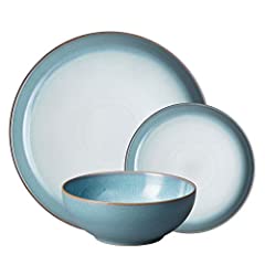 Used, Denby Azure Haze 12 Piece Tableware Set for sale  Delivered anywhere in UK