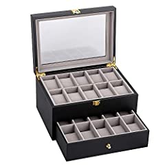 wooden watch storage box for sale  Delivered anywhere in Ireland
