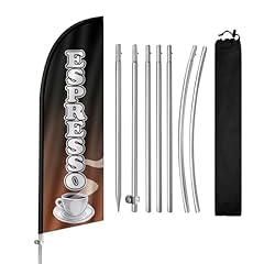 Qsum espresso flag for sale  Delivered anywhere in USA 
