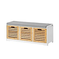 Sobuy storage bench for sale  Delivered anywhere in UK
