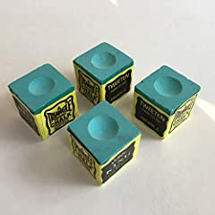 4 pcs Green TRIANGLE Snooker Pool Chalk - FAST FREE for sale  Delivered anywhere in UK