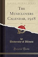 Musiclovers calendar 1918 for sale  Delivered anywhere in USA 