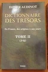 Dictionnaire trésors d'occasion  Livré partout en France