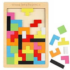 Jacootoys wooden tetris for sale  Delivered anywhere in UK