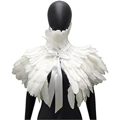 Feather cape white for sale  Delivered anywhere in Ireland
