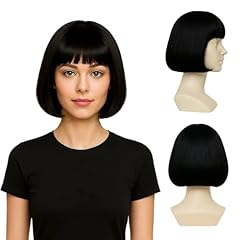 Black bob wig for sale  Delivered anywhere in UK