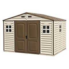 Duramax (30214-1) 10 x 8 Feet V2 Wood Side Vinyl Shed, used for sale  Delivered anywhere in UK