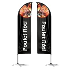 Drapeau publicitaire oriflamme d'occasion  Livré partout en France