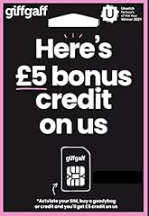 Giffgaff nano micro for sale  Delivered anywhere in UK