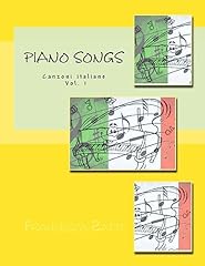 Piano songs canzoni usato  Spedito ovunque in Italia 