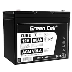 Greencell batteria agm usato  Spedito ovunque in Italia 