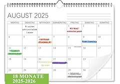 Wandkalender 2025 2026 gebraucht kaufen  Wird an jeden Ort in Deutschland