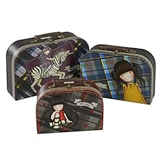 Gorjuss tartan suitcase for sale  Delivered anywhere in UK