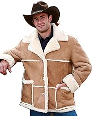 Mens sheepskin tan for sale  Delivered anywhere in USA 