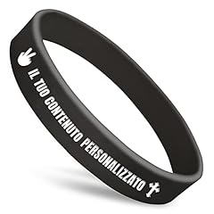 Braccialetti silicone personal usato  Spedito ovunque in Italia 