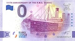 Banconota euro titanic usato  Spedito ovunque in Italia 