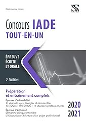Concours iade 2020 d'occasion  Livré partout en France