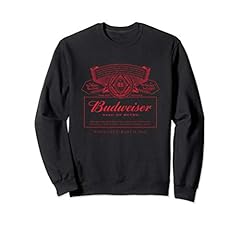 Budweiser label sweathshirt for sale  Delivered anywhere in USA 