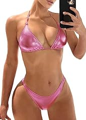 Women metallic bikini for sale  Delivered anywhere in USA 