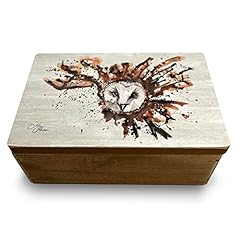 Wooden owl keepsake for sale  Delivered anywhere in UK