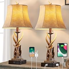 Antler table lamps for sale  Delivered anywhere in USA 