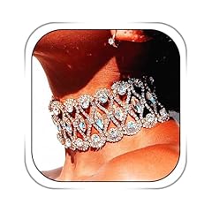 Canb rhinestone necklace for sale  Delivered anywhere in USA 