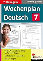 Wochenplan deutsch klasse gebraucht kaufen  Wird an jeden Ort in Deutschland