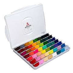 Used, Gouache Paint Set, 56 Colors x 30ml Unique Jelly Cup Design in a Carrying Case, Gouache Opaque Watercolor Painting Perfect Art Supplies for Artists, Students, and Kids for sale  Delivered anywhere in Canada