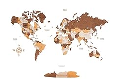 Woodvio wooden map for sale  Delivered anywhere in USA 